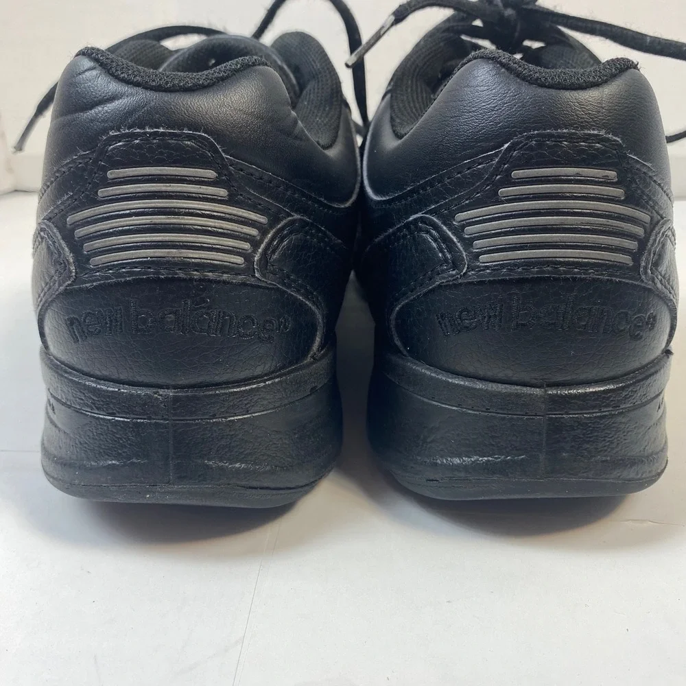 New Balance MW576BK 576 Walking Shoes Mens 10 4E Black Leather‎ ABZORB Wide